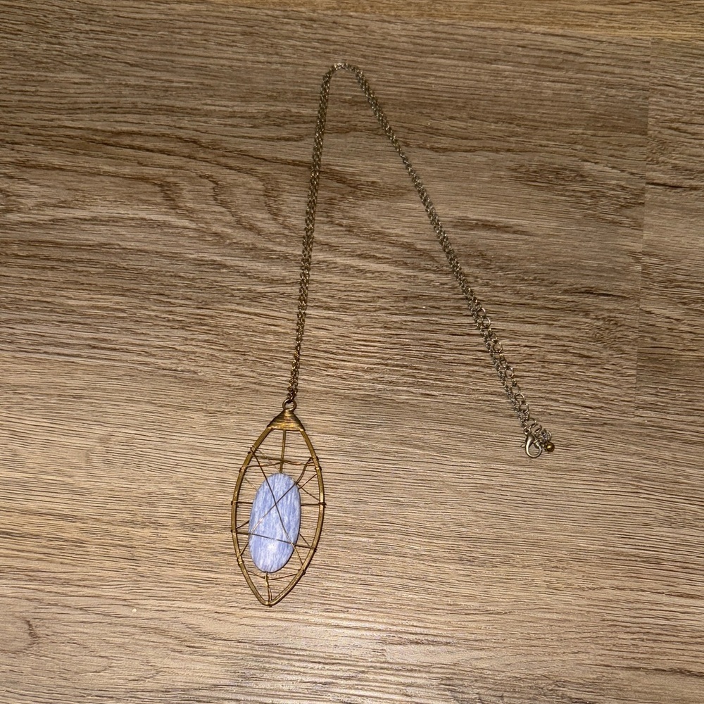 LOWEST PRICE! Francesca’s caged purple statement necklace